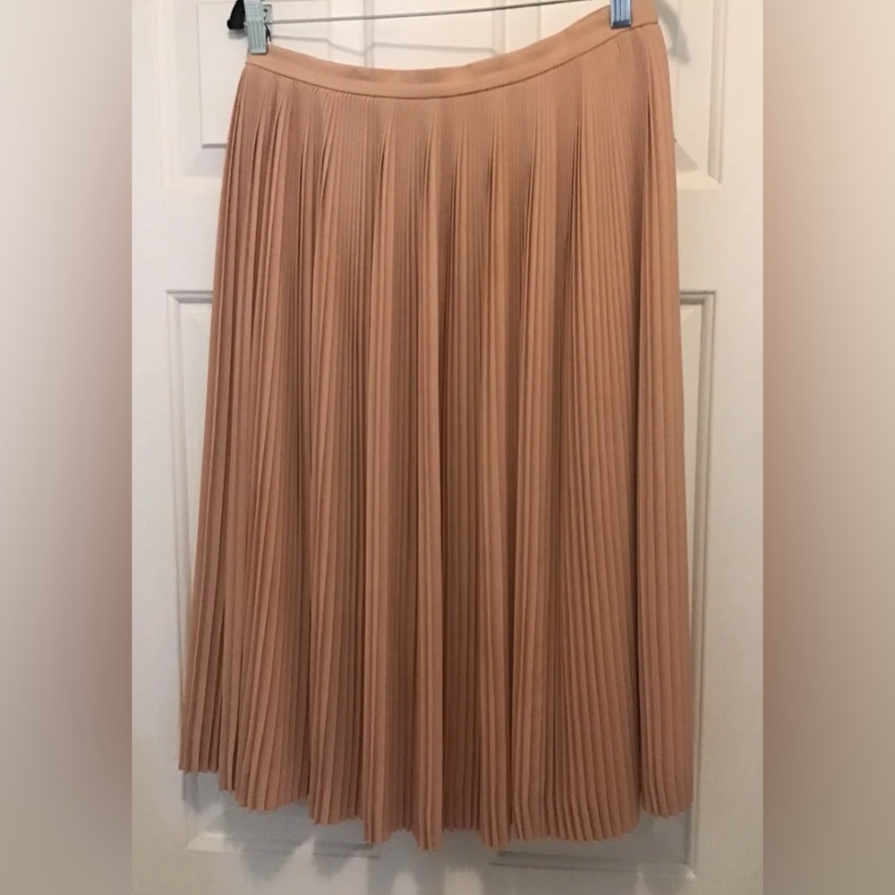 J. Crew Pleated Skirt Size  4 Dusty Rose